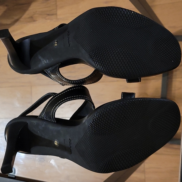Prada like new black heel sandals size 10 - Picture 7 of 7